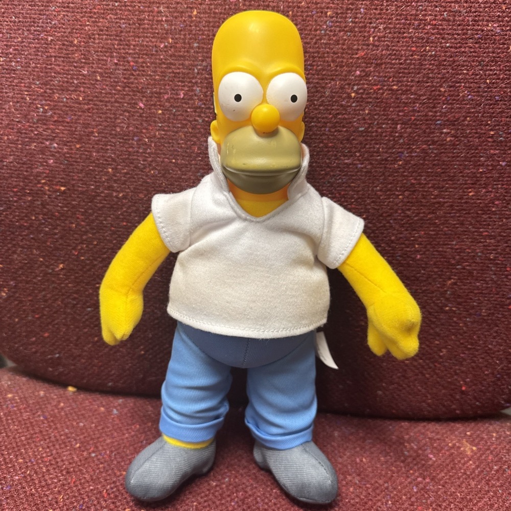 2024 Jakks Pacific The Simpsons Toy Homer Figure 9" Plush Doll